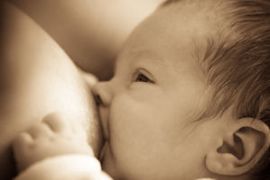 L'OMS et l'UNICEF recommandent de donner uniquement du lait maternel de la naissance jusqu'à 6 mois. Et à 6 mois, de commencer d'introduire les aliments solides tout en allaitant jusqu'à 2 ans et plus. Source: guide "Mieux vivre avec notre enfant" publié par l'Institut national de santé publique du Québec.